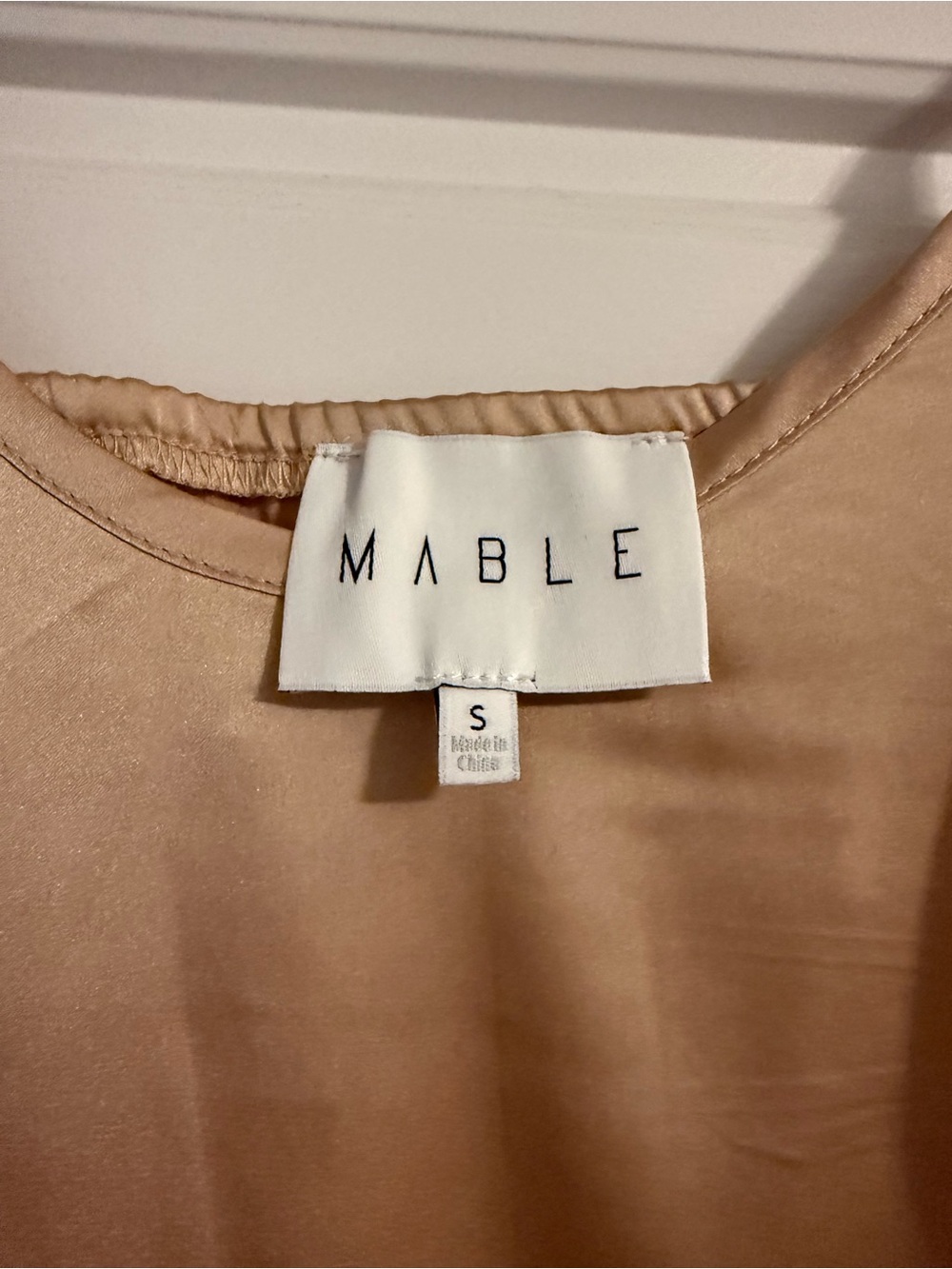 NWT Mable Champagne Sequin Mini Dress - Picture 7 of 7